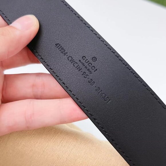 Gucci Marmont Belt - Black New Embossed - Picture 5 of 7